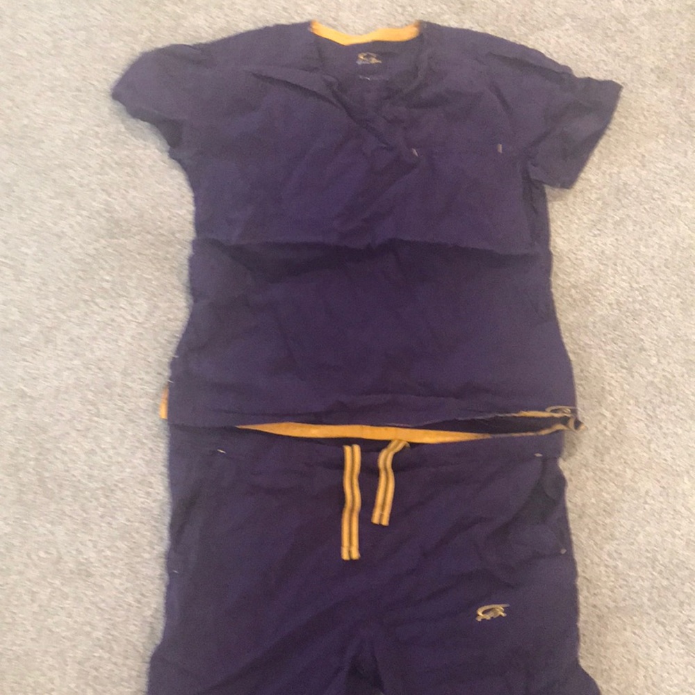 Iguanamed scrubs purple small